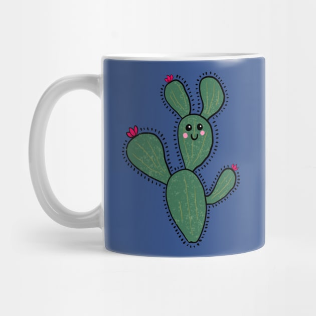 Cute Prickly Pear Cactus by DaysMoon